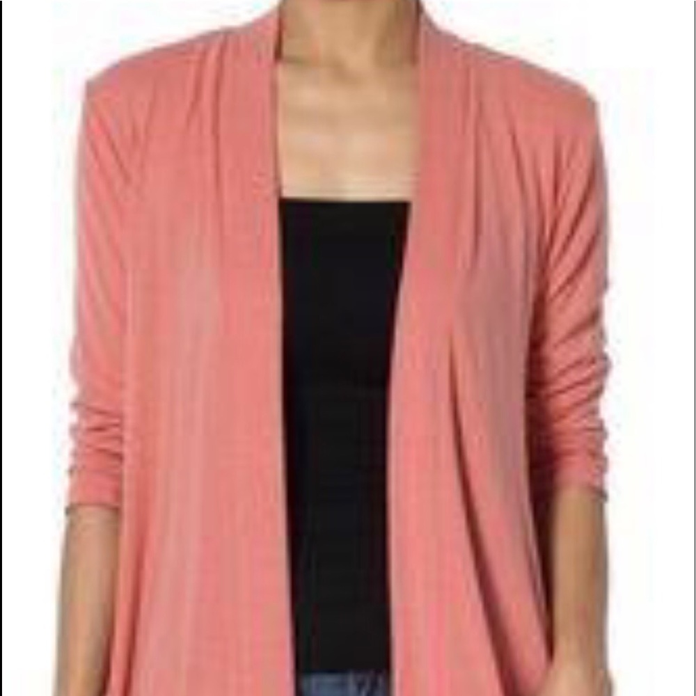 Rose 🌹 Open Pocket Cardigan - Picture 1 of 6